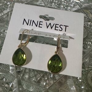 Nine West Teardrop “Gemstone” Earrings